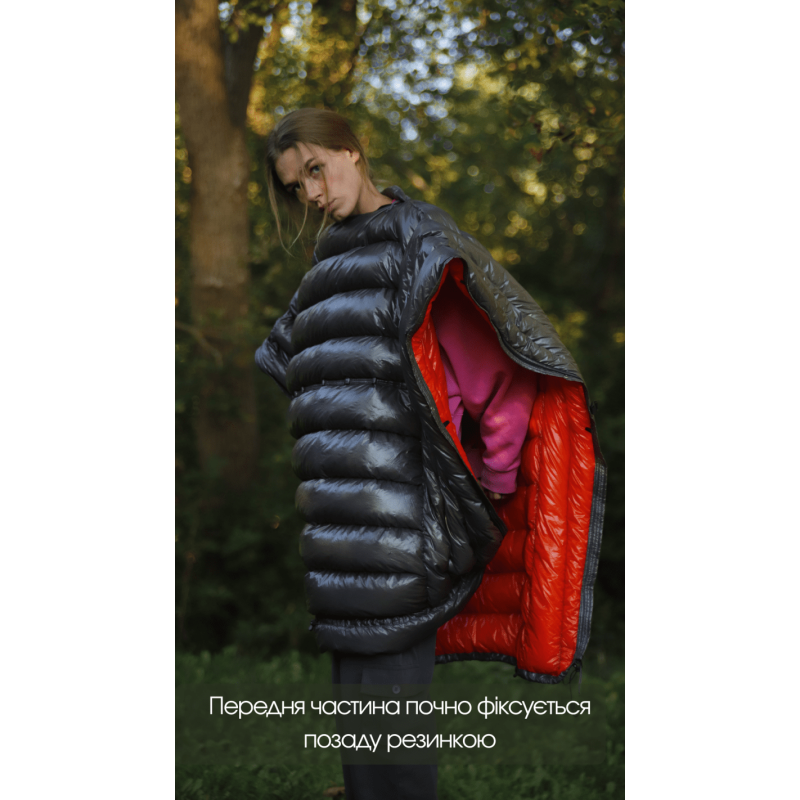 Пуховий пончо-квілт Levitate x ROCK FRONT Multiquilt 250