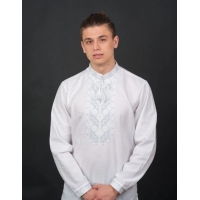 Біла сорочка з вишивкою чоловіча, арт. 2070