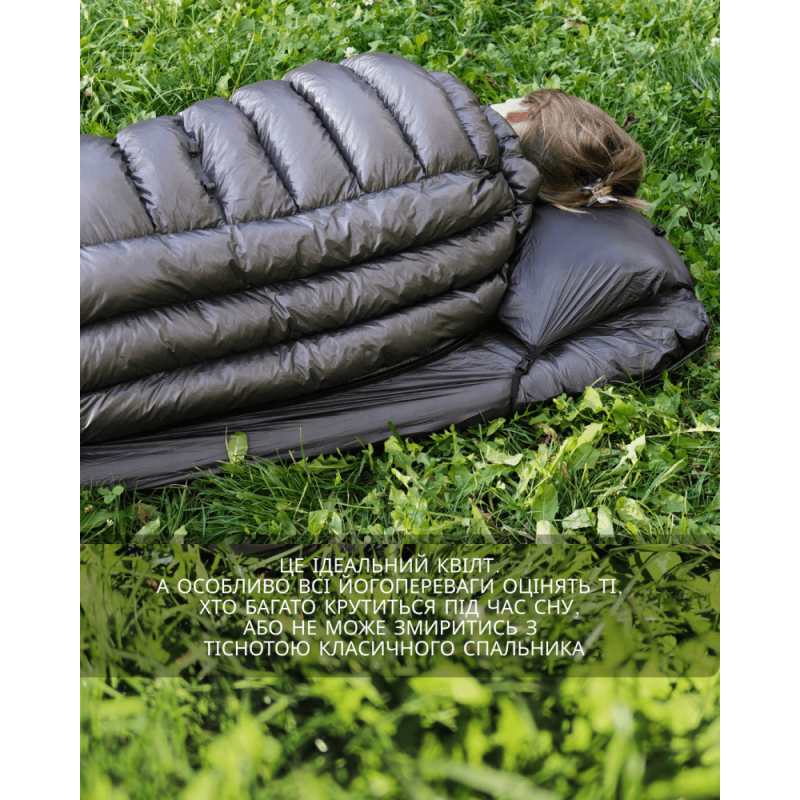Пуховий пончо-квілт Levitate x ROCK FRONT Multiquilt 250