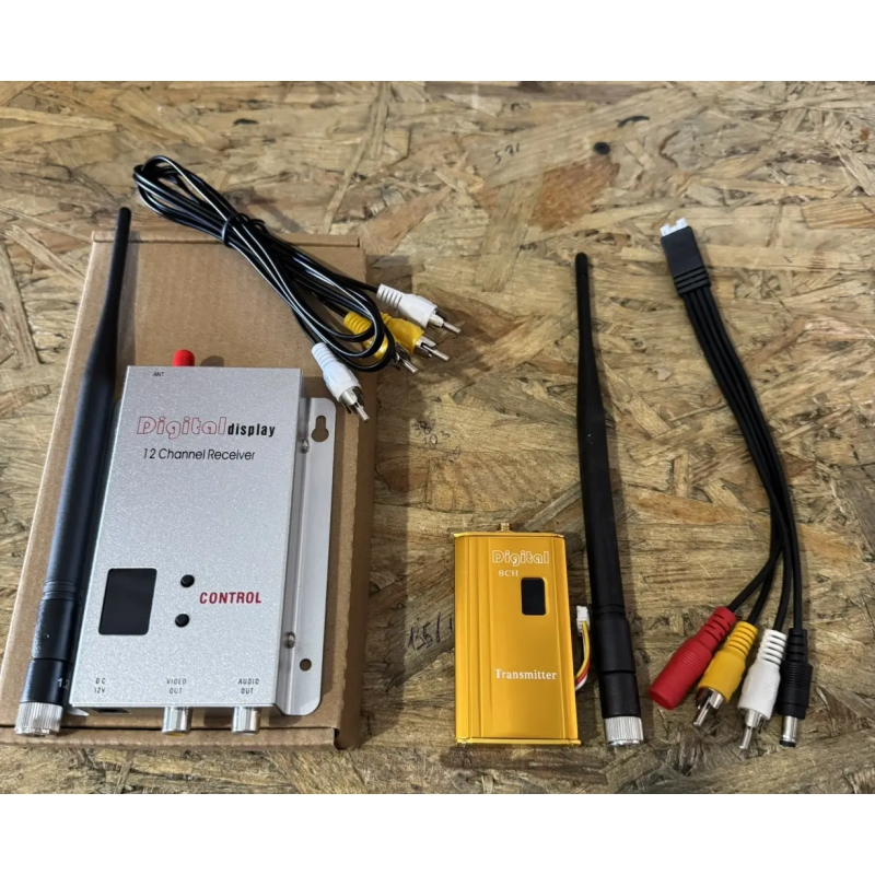 Комплект FPV TX+RX 1.2 ГГц 2W для передавання відеосигналу