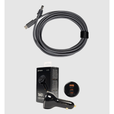 Автомобильное Зарядное Устройство Adaptis GP-CC160 + кабель DC-TypeC 5 м