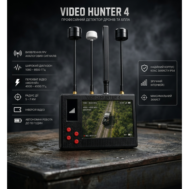 Детектор VIDEO HUNTER 4