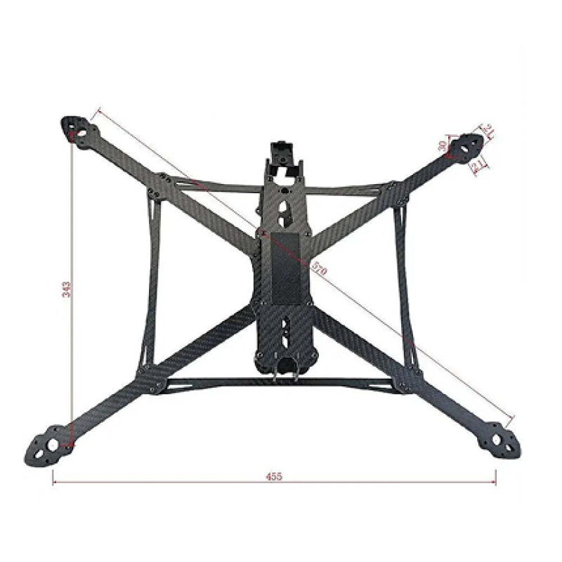 Readytosky 13-inch Mark 4 v3 Carbon Fiber Frame