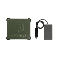 Case for Starlink Mini Olive + 12V Car Power Setbox