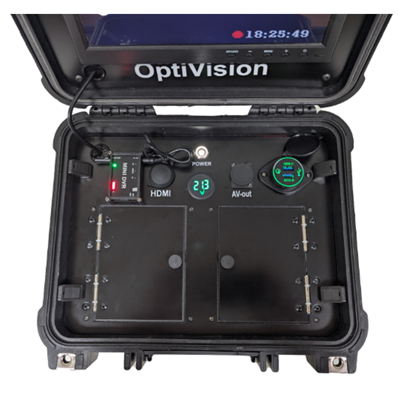 Наземный комплекс OptiVision для управления дроном на оптоволокне (FLY-OV1)