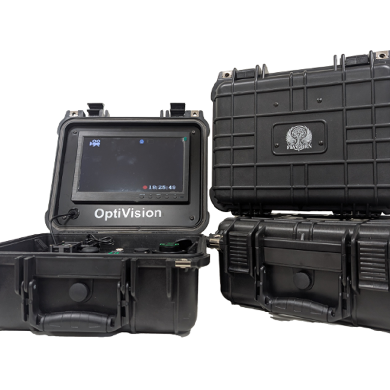 Наземный комплекс OptiVision для управления дроном на оптоволокне (FLY-OV1)