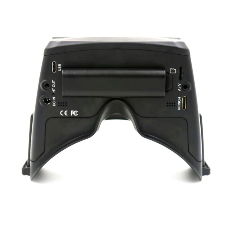 Відеошолом FPV Skyzone COBRA X V4 із приймачем SteadyView 5.8G (чорний)