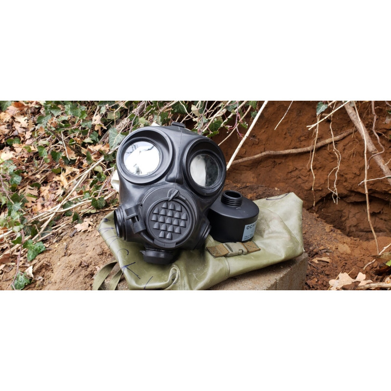 Военный противогаз OM-90 со скомбинированным фильтром NBC-3/SL M