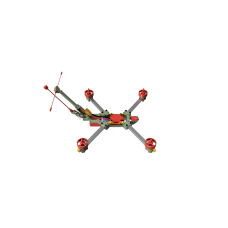 Protected 7" FPV Frame - TEMPEST WarDrone