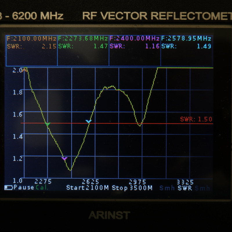 Антена Clover / Конюшина RHCP 2.3-2.5 (2.4) GHz