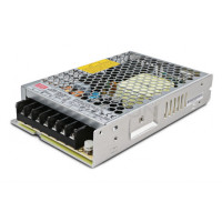 Mean Well LRS-150-12. 12V, 12.5A switching power supply in a perforated enclosure