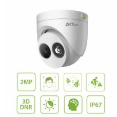 ZKTeco DDS222-01 (3.6 мм). 2Мп купольна IP відеокамера з алгоритмами AI
