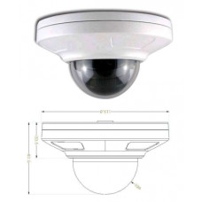 1.3 МП IP вулична купольна відеокамера Profvision PV-4413IP/1.3Mp (3.6 мм)