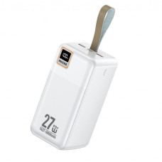 Power Bank Wekome WP-97 white (50000mah / 27W Супербыстрая зарядка: 3 выхода -USB*2+ Type-C / 2 входа - Type C+Micro