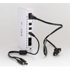U-tex POE-432E. Mini UPS 8800 mAh Lithium Battery (вхвихідна напруга: DC 9В / 12В, POE 15В / 24В, USB DC 5В)