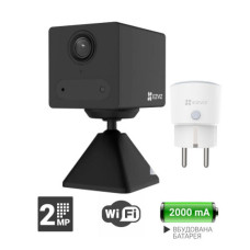 Ezviz CS-CB2 (1080P,BK) + CS-T30-10B-EU. Комплект камера та розетка