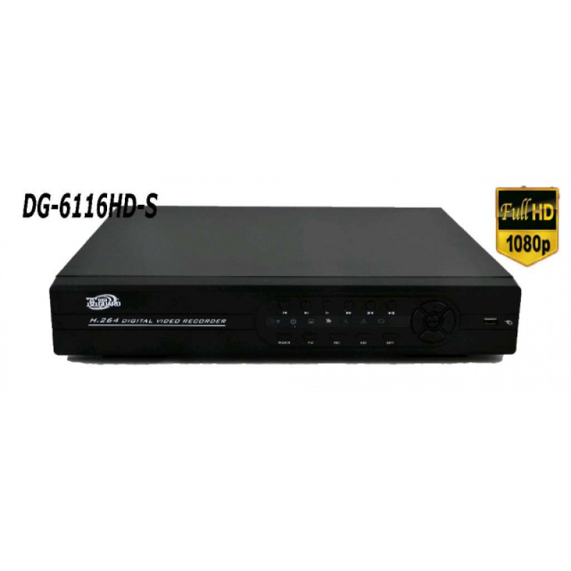 Hybrid DVR DG-6116HD-S AHD/HVR/NVR 1080P (16 video channels