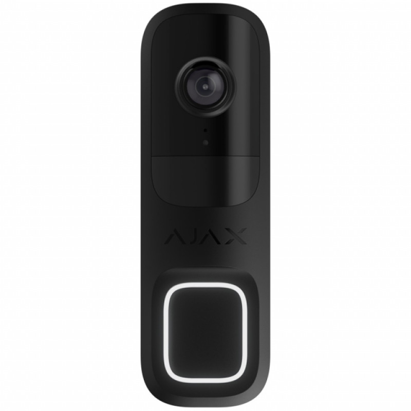 Ajax Doorbell (8EU) ASP black video doorbell