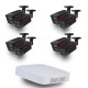 Dahua WizColor Kit - Buy and Try! (8x DH-IPC-HFW2449TL-S-PRO-BE +1x NVR2108-I2)