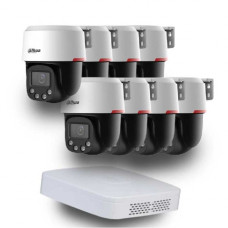Dahua WizColor Kit - Buy and Try! (8х DH-SD2C400NA-B-PV-PRO +1 х NVR2108-I2)
