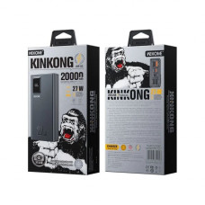 Power Bank Wekome WP-93 black (20000mah / 27W Супербыстрая зарядка: 3 выхода - USB*4.TYPE-C*1 / 2 входа- TYPE-C*2+MICRO USB*1
