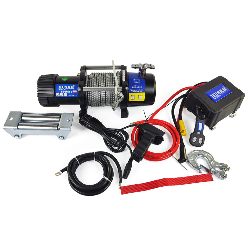 Лебедка электрическая 3,8т 12V BST 8500 LBS Husar Winch