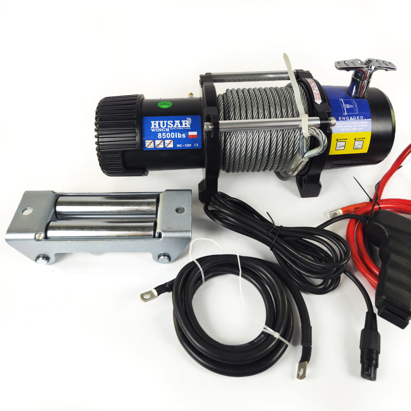 Лебедка электрическая 3,8т 12V BST 8500 LBS Husar Winch