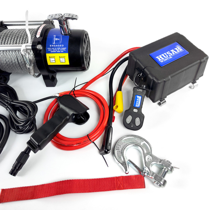 Лебедка электрическая 3,8т 12V BST 8500 LBS Husar Winch