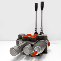 Hydraulic distributor 2P80 with floating section and detent Badestnost (Bulgaria)