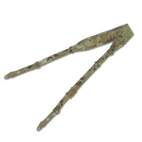 Two-Point Rifle Sling with Quick Adjustment Multicam USA with Metal Carabiners (2 pcs)