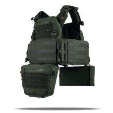 Комплект Плитонока Kiborg GU Gen.2 с двумя подсумками и защитой 1 класса