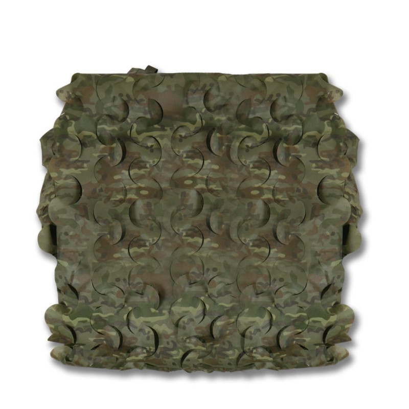 Camouflage Net with Custom-Sized Base (110 UAH per sq.m.) Militex Dark Multicam