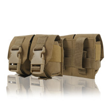 Подсумок под 2 гранаты Kiborg GU Double Mag Pouch (Койот)