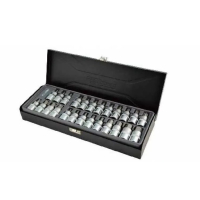 Torx, Hex, Spline Bit Socket Set 1/2" 25 pcs metal case