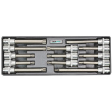 Набір головок зі вставкою Hex,Torx,Spline 1/2" 13од ложемент