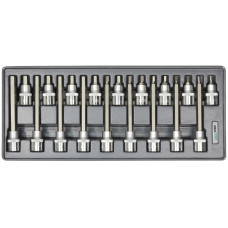 Набір головок зі вставкою Hex 1/2" Н5-Н19 18од ложемент