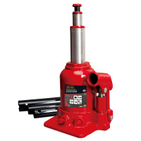 Hydraulic bottle jack, 2t (150-370mm), twin-ram