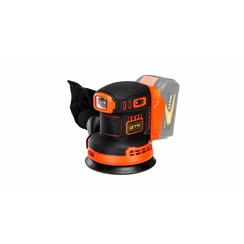 Cordless Random Orbital Sander OSC18/125BL, 18V, 125mm, 6000-12000rpm, BARE TOOL (battery and charger not included)