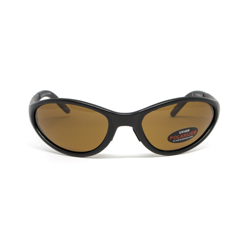 Очки поляризационные BluWater Venice Polarized (brown) коричневые в черной матовой оправе