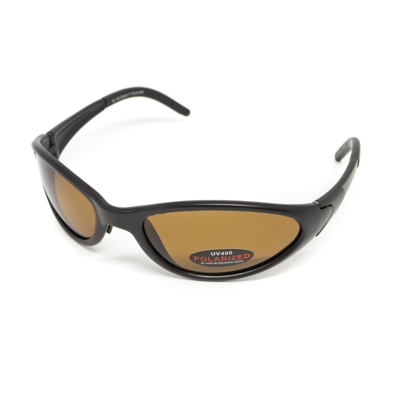 Очки поляризационные BluWater Venice Polarized (brown) коричневые в черной матовой оправе