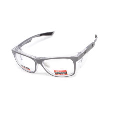 Окуляри під діоптрії Global Vision RX-T Сrystal Gray (rx-able) (clear), прозорий в двокольоровій оправі