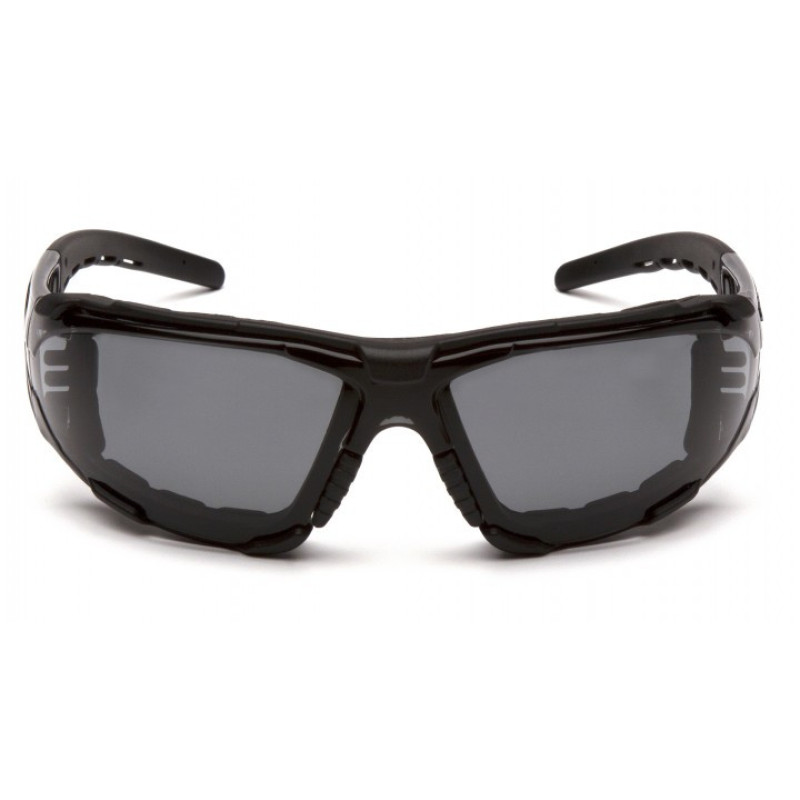 Окуляри захисні з ущільнювачем Pyramex Fyxate (gray) Super Anti-Fog H2MAX, сірі