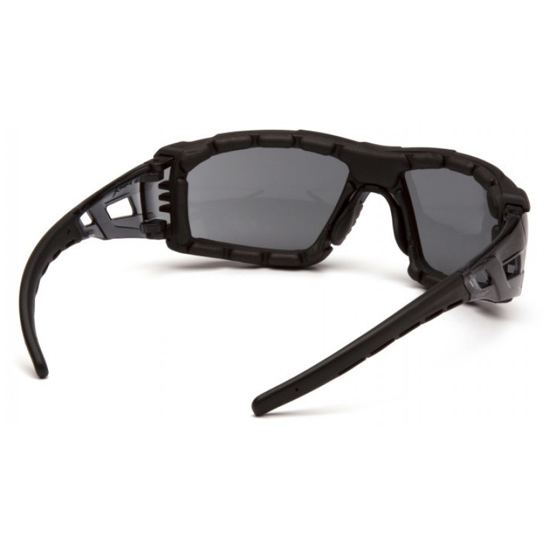Окуляри захисні з ущільнювачем Pyramex Fyxate (gray) Super Anti-Fog H2MAX, сірі