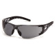 Окуляри захисні з ущільнювачем Pyramex Fyxate (gray) Super Anti-Fog H2MAX, сірі