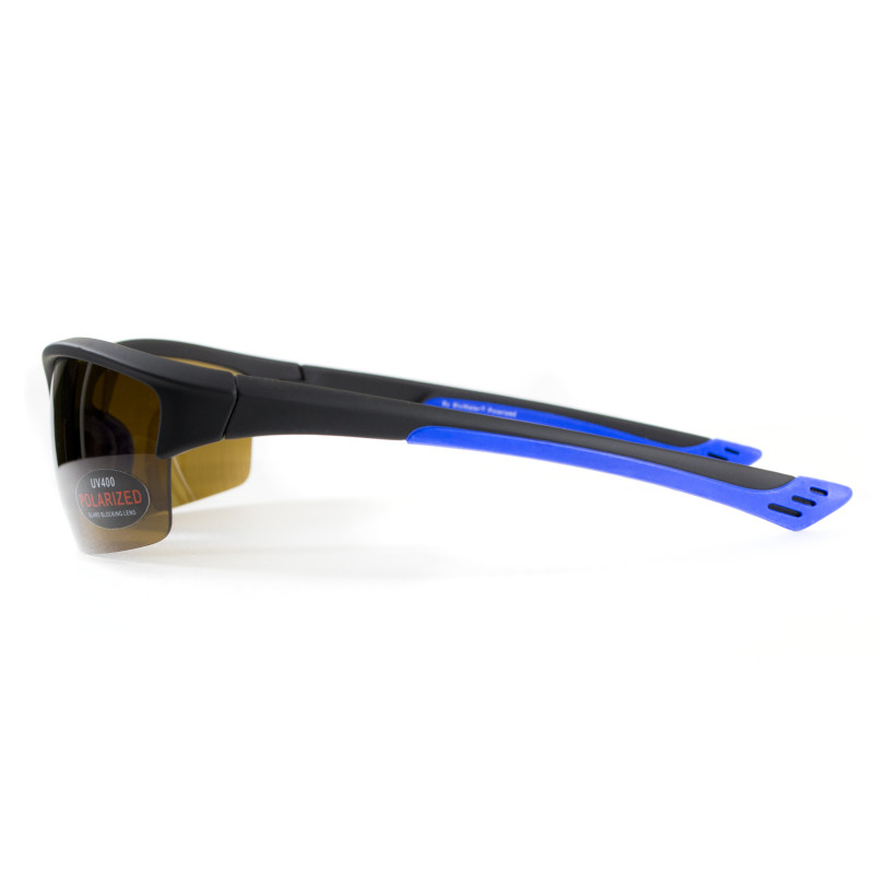 BluWater Daytona-1 Polarized Glasses (brown), hydrophobic brown lenses (Repelon™)
