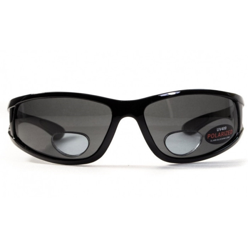 Бифокальные поляризационные очки BluWater Bifocal-3 (+2.5) Polarized (gray) серые