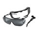 Окуляри захисні з ущільнювачем Pyramex Cappture-Plus (gray) Super Anti-Fog H2MAX, сірі