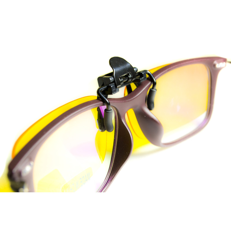 Polarized Clip-On Glasses (Yellow)