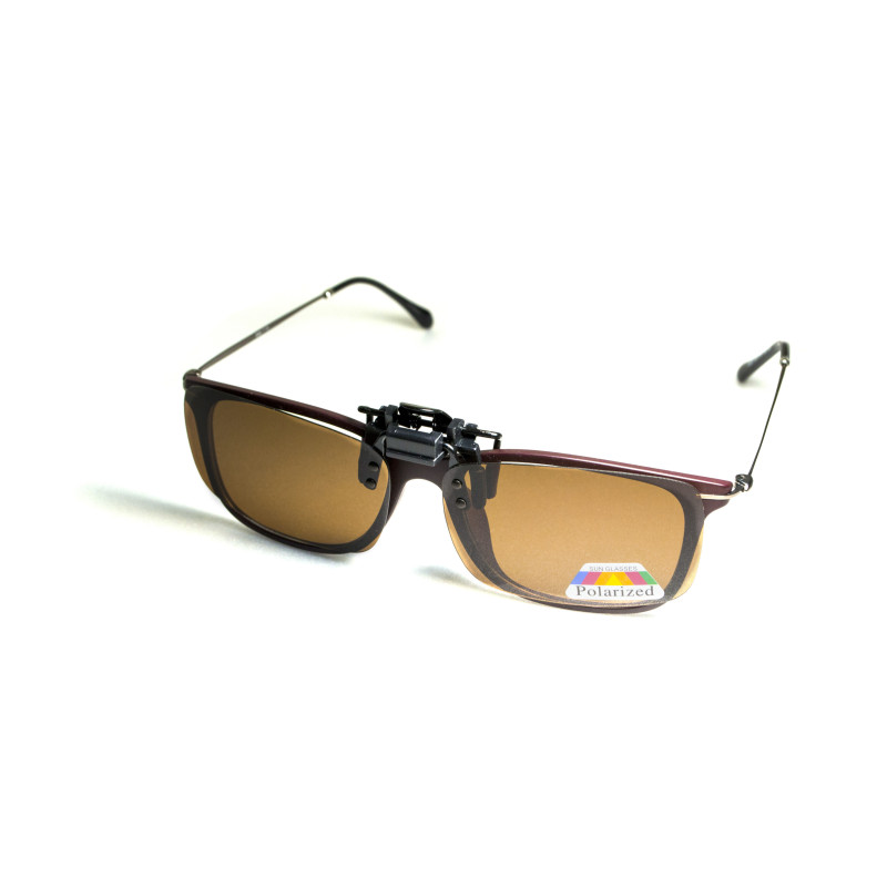 Polarized Clip-On Glasses (Yellow)