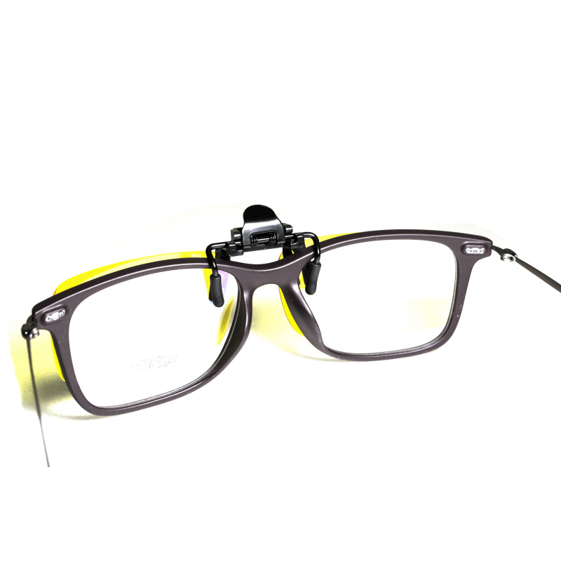 Polarized Clip-On Glasses (Yellow)